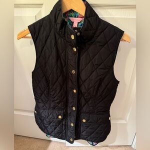 Lilly pulitzer black vest